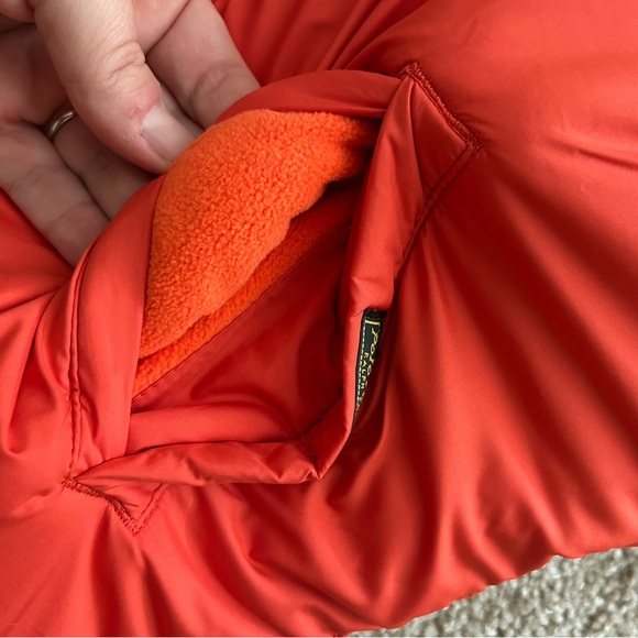 Polo Ralph Lauren Boys size 6 Bleeker Olive Green Orange Puffer Zipped Vest - Picture 4 of 7